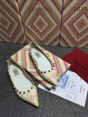 Valentino Shallow mouth flat shoes Women--004